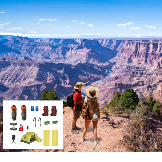 Grand Canyon Backpacking Kit Rental in Arizona