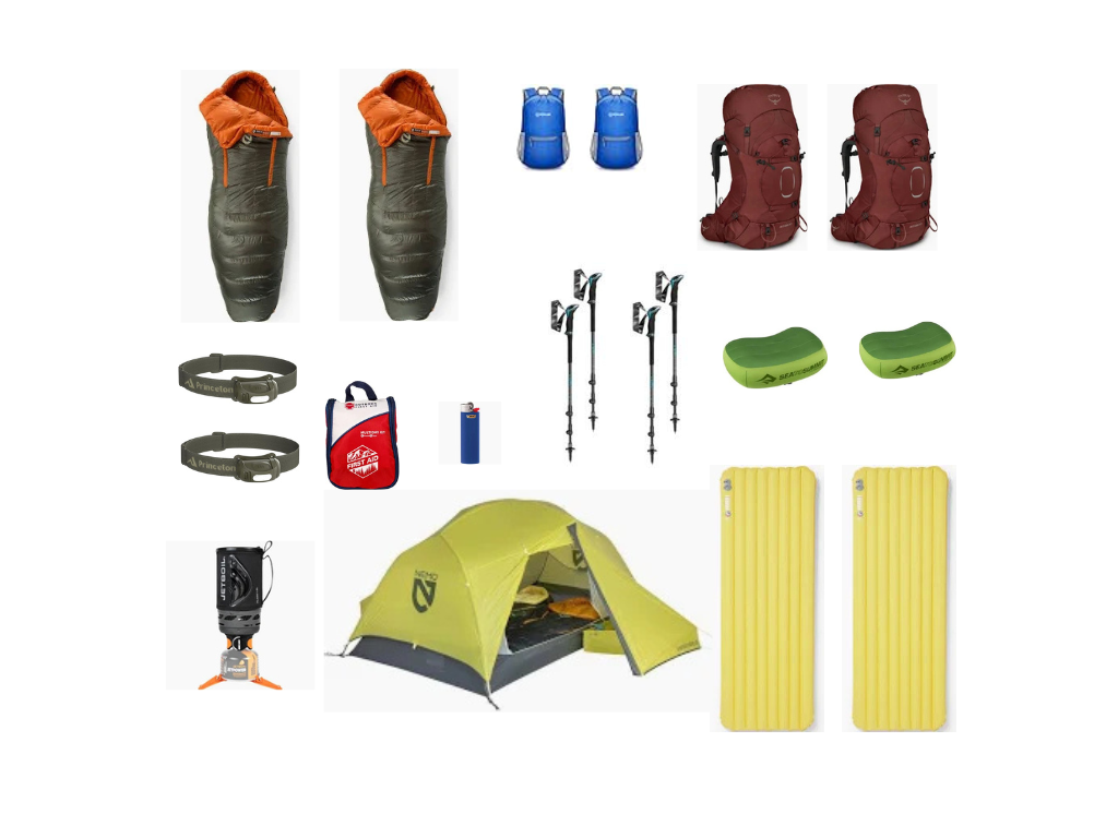 2 PERSON  - GRAND CANYON BACKPACKING KIT