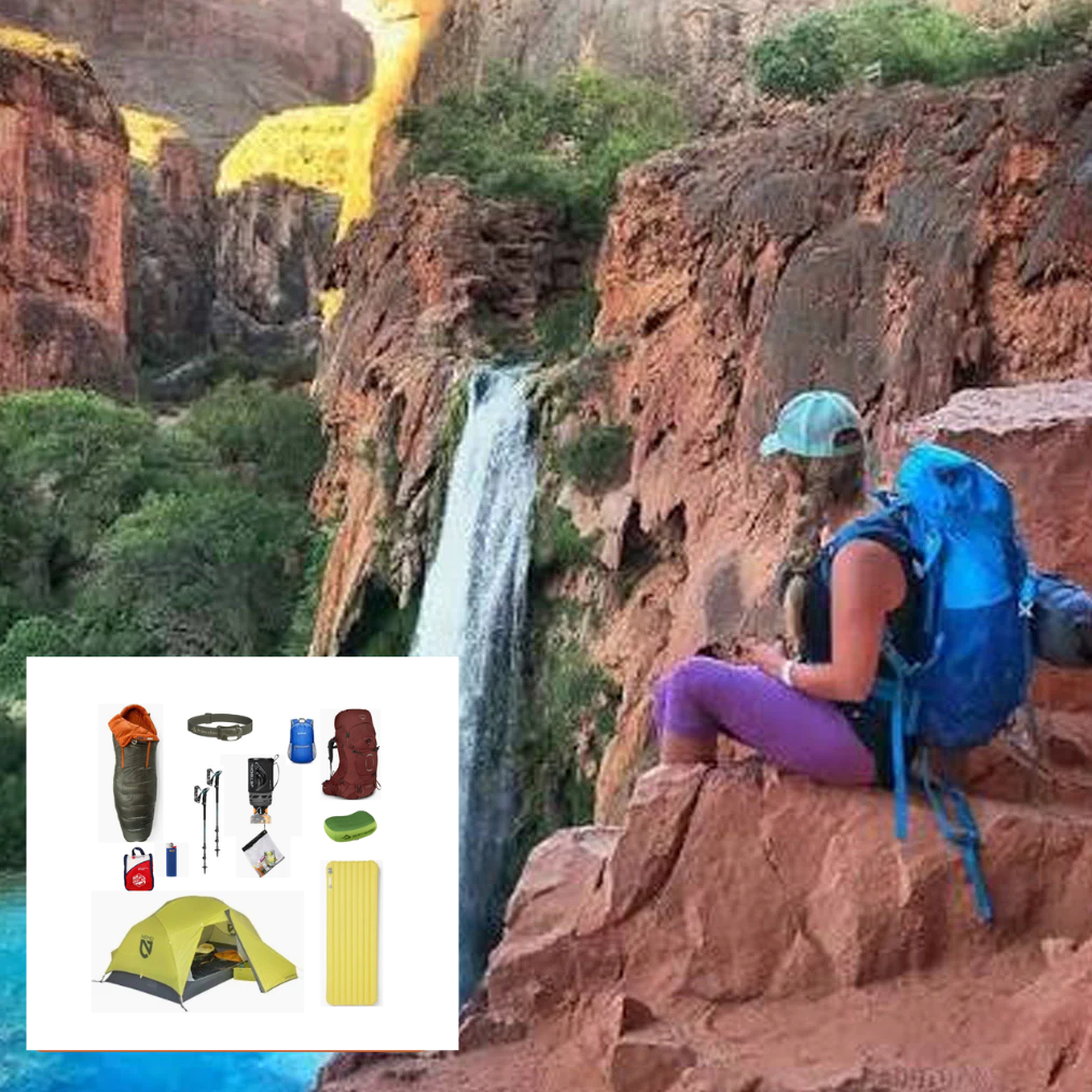 WOMEN'S  - HAVASUPAI FALLS BACKPACKING KIT