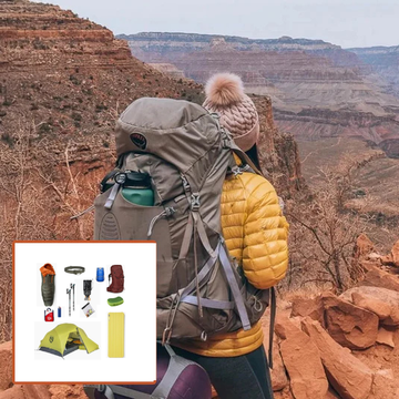 WOMEN'S GRAND CANYON BACKPACKING KIT   (3-5-7 DAY OPTIONS)