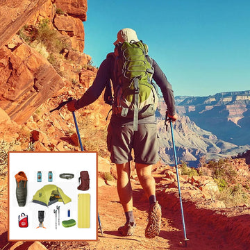 MEN'S BACKPACKING BUNDLE - FREE SHIPPING - 3 DAY, 5 DAY, 7 DAY OPTIONS