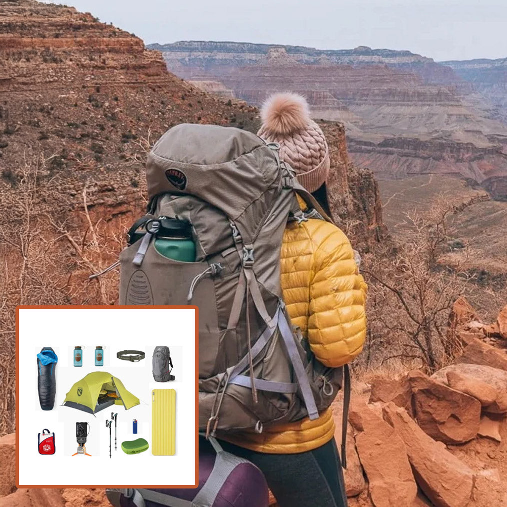 WOMEN'S BACKPACKING BUNDLE - FREE SHIPPING - 3 DAY, 5 DAY, 7 DAY OPTIONS